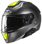HJC I91 ARVEN GREY YELLOW KASK MOTOCYKLOWY SZCZĘKOWY