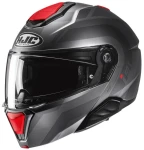 HJC I91 ARVEN GREY RED KASK MOTOCYKLOWY SZCZĘKOWY