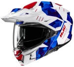 HJC I80 ROKI WHITE BLUE KASK MOTOCYKLOWY SZCZĘKOWY