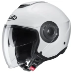 HJC I40N SOLID SEMI FLAT PEARL WHITE KASK MOTOCYKLOWY OTWARTY