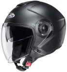 HJC I40N SOLID SEMI FLAT BLACK KASK MOTOCYKLOWY OTWARTY 