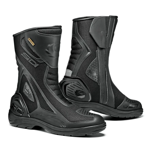 SIDI ARIA GTX GORE-TEX BUTY MOTOCYKLOWE TURYSTYCZNE CZARNE MĘSKIE.webp