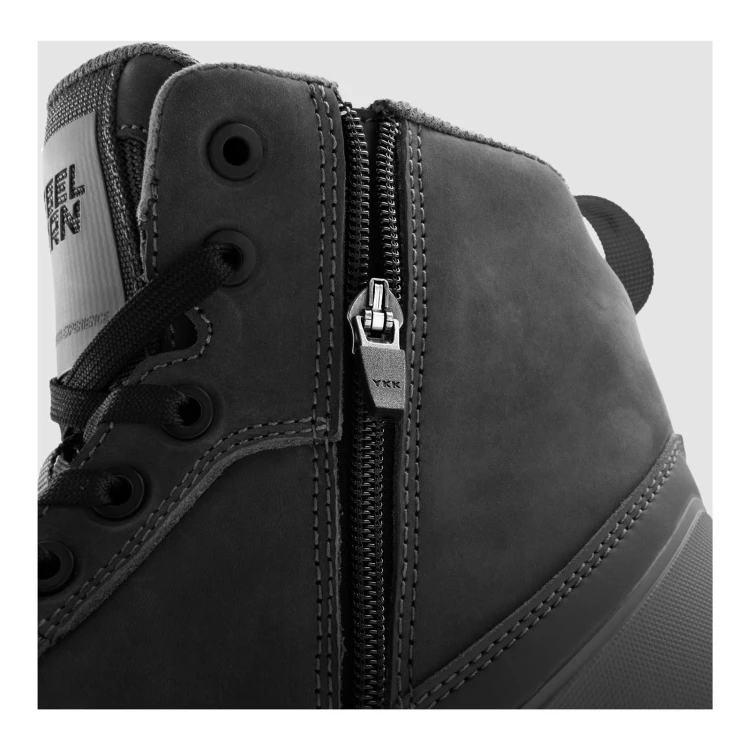 BUTY SKÓRZANE REBELHORN SPIKE BLACK  5.webp