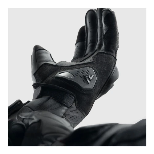 RĘKAWICE SKÓRZANE REBELHORN VIPER BLACK 7.webp