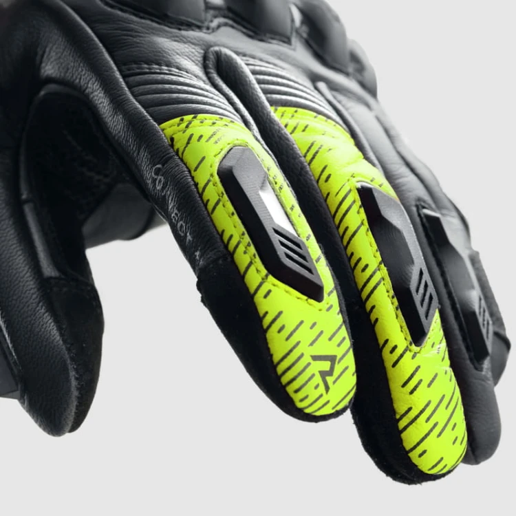RĘKAWICE SKÓRZANE REBELHORN VIPER BLACK GREY fluo yellow 6.jpg