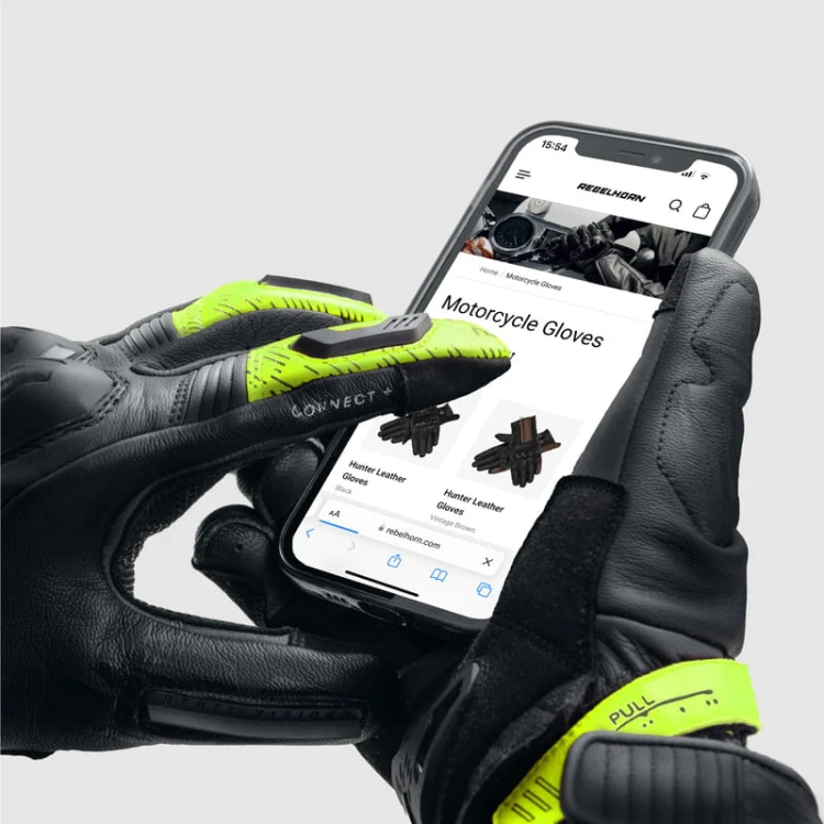 RĘKAWICE SKÓRZANE REBELHORN VIPER BLACK GREY fluo yellow.jpg