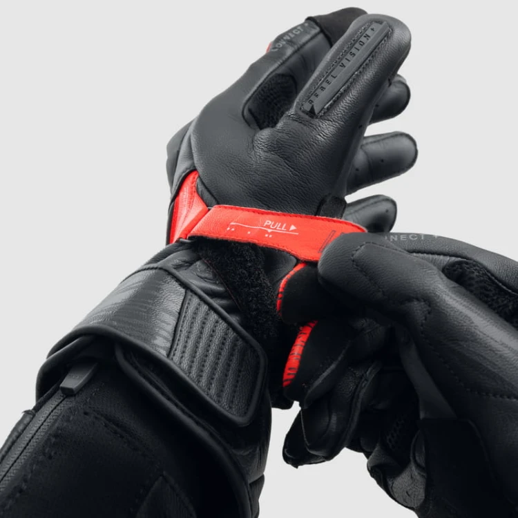 RĘKAWICE SKÓRZANE REBELHORN VIPER BLACK GREY RED 2.jpg