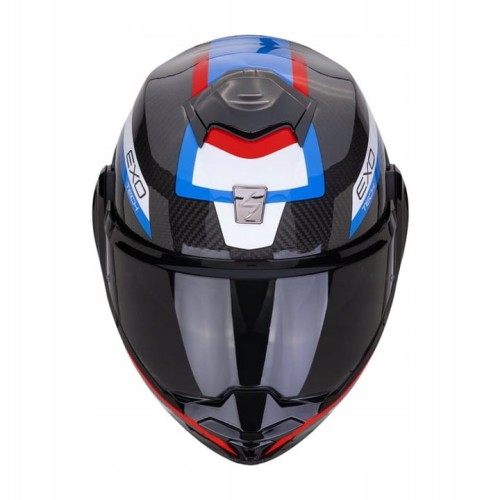 Kask SCORPION EXO-TECH EVO CARBON Cosy BLACK BLUE RED 3.jpg