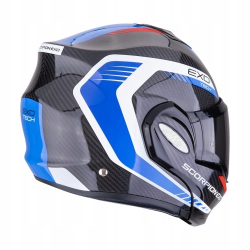 Kask SCORPION EXO-TECH EVO CARBON Cosy BLACK BLUE RED 4.jpg