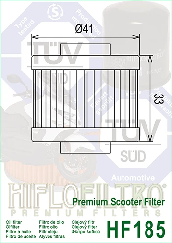 Filtr oleju Hiflofiltro HF185