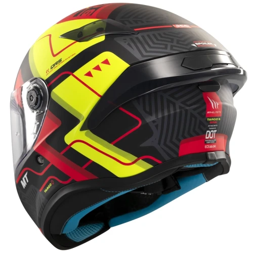 KASK MT TARGO S BRIK C3 BLACK YELL RED MATT   7.webp
