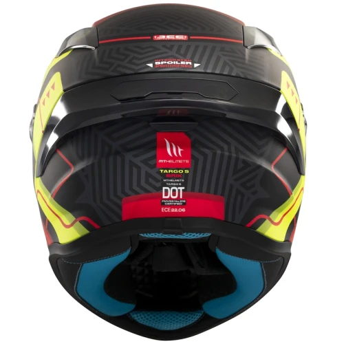 KASK MT TARGO S BRIK C3 BLACK YELL RED MATT   6.webp