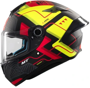 MT HELMETS TARGO S C3 BRIK BLACK YELLOW RED MATT  KASK MOTOCYKLOWY INTEGRALNY 