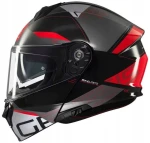 MT GENESIS SV ATEMPO B15 BLACK RED GREY KASK MOTOCYKLOWY SZCZĘKOWY 