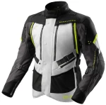 REBELHORN HARDY 3.0 BLACK GREY FLUO KURTKA MOTOCYKLOWA TEKSTYLNA 