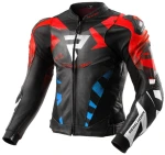 REBELHORN INFERNO BLACK BLUE KURTKA MOTOCYKLOWA SKÓRZANA 