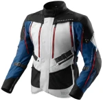 REBELHORN HARDY 3.0 BLUE GREY RED KURTKA MOTOCYKLOWA TEKSTYLNA 