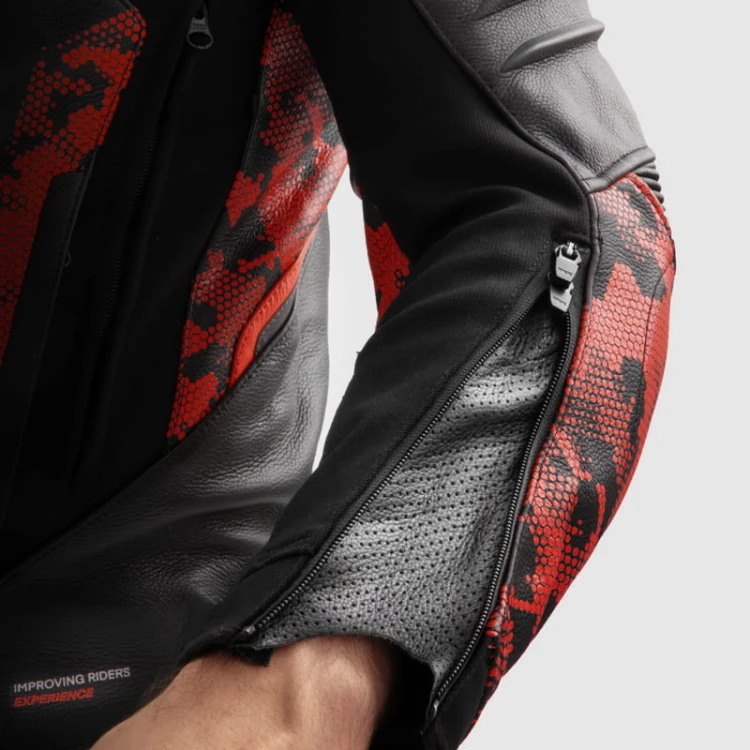 KURTKA SKÓRZANA REBELHORN VELOCE CAMO BLACK fluo red  8.jpg