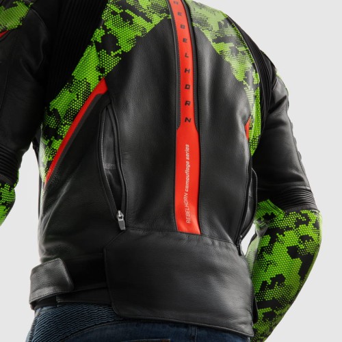 KURTKA SKÓRZANA REBELHORN VELOCE CAMO BLACK GREEN FLUO RED  5.jpg