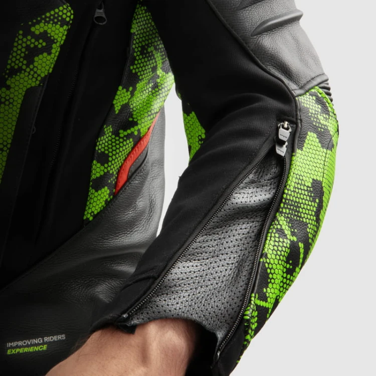 KURTKA SKÓRZANA REBELHORN VELOCE CAMO BLACK GREEN FLUO RED  7.jpg