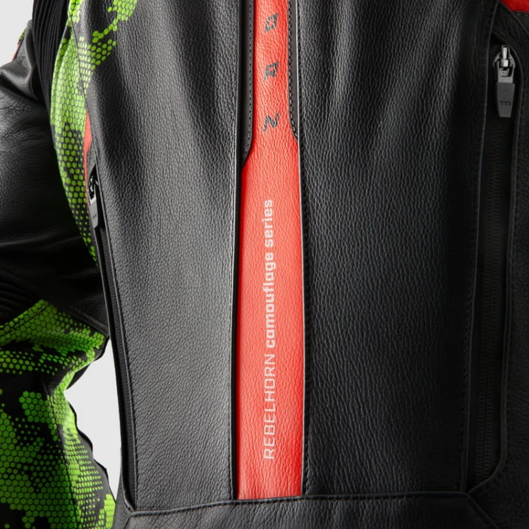 KURTKA SKÓRZANA REBELHORN VELOCE CAMO BLACK GREEN FLUO RED  12.jpg