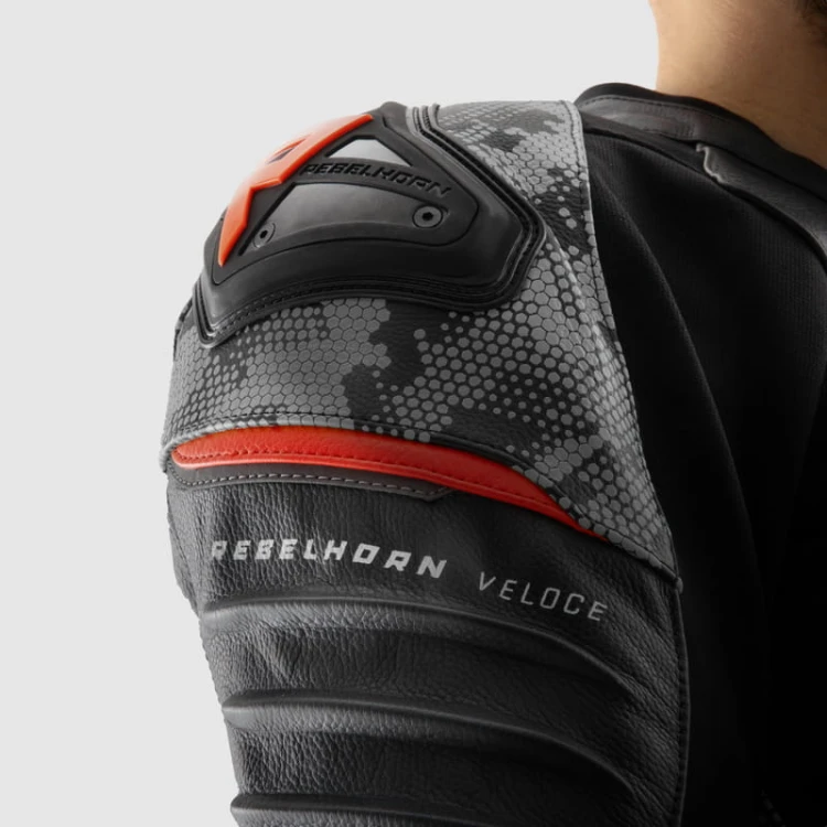 KURTKA SKÓRZANA REBELHORN VELOCE CAMO BLACK GREY FLUO RED  6.jpg