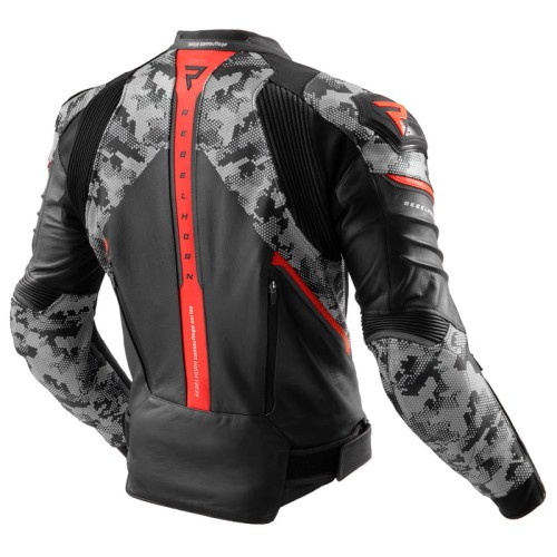KURTKA SKÓRZANA REBELHORN VELOCE CAMO BLACK GREY FLUO RED  15.jpg