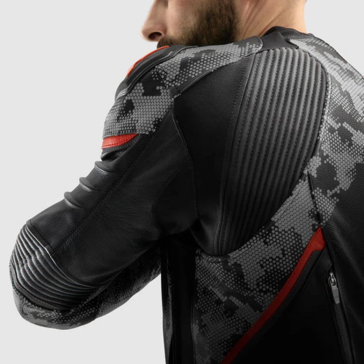KURTKA SKÓRZANA REBELHORN VELOCE CAMO BLACK GREY FLUO RED.jpg