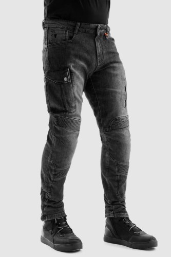 PODNIE JEANS REBELHORN VANDAL MONOLAYER WASHED BLACK 11.jpg
