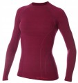 Koszulka Brubeck Active Wool LS Lady Śliwkowy 3.jpg