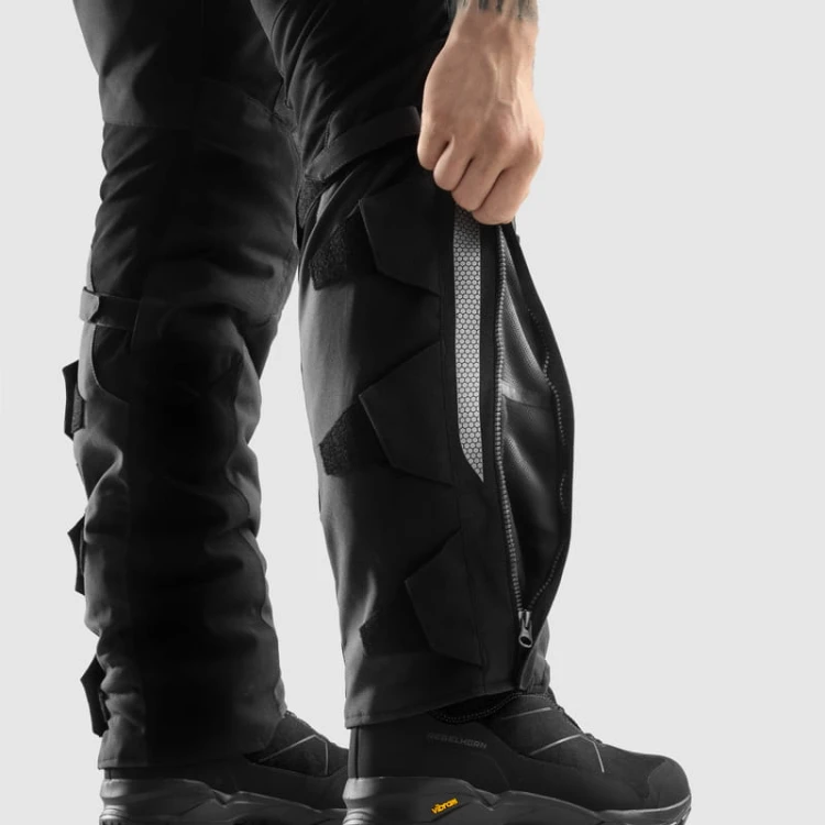 SPODNIE TEKSTYLNE REBELHORN HARDY 3.0 BLACK GREY 4.jpg