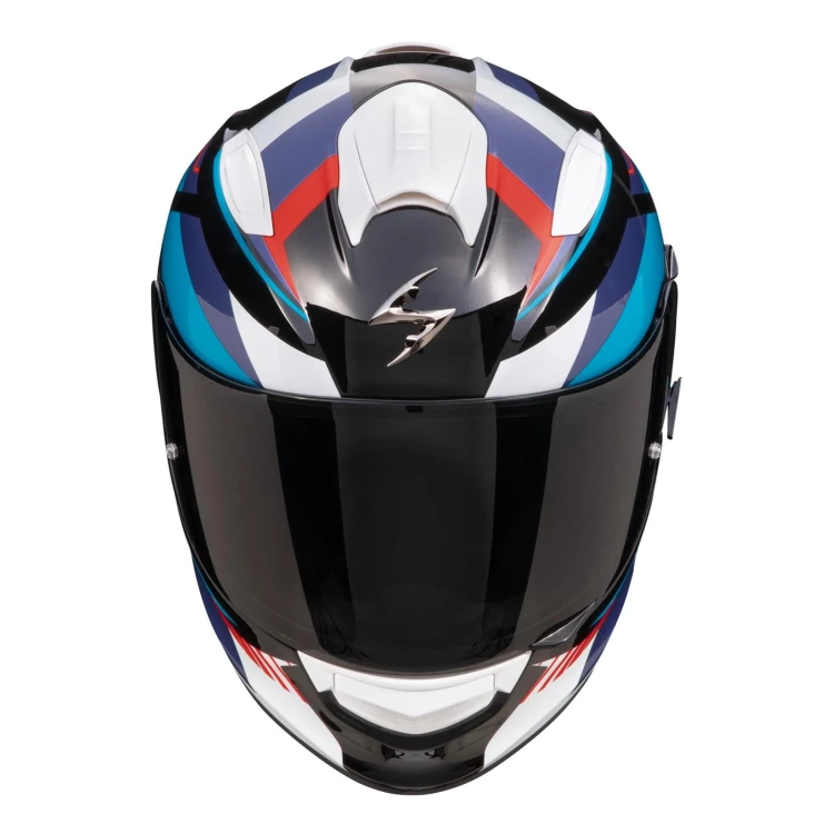Kask SCORPION EXO-491 Abilis Black Blue Red 2.webp