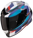 SCORPION EXO-491 ABILIS BLACK BLUE RED KASK MOTOCYKLOWY INTEGRALNY 