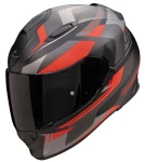 SCORPION EXO-491 ABILIS BLACK SILVER RED KASK MOTOCYKLOWY INTEGRALNY 