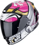 SCORPION EXO-491 PIRATE PINK KASK MOTOCYKLOWY INTEGRALNY