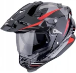 SCORPION ADF-9000 AIR FEAT BLACK RED KASK MOTOCYKLOWY INTEGRALNY
