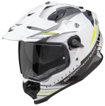 SCORPION ADF-9000 AIR FEAT WHITE YELLOW KASK MOTOCYKLOWY INTEGRALNY