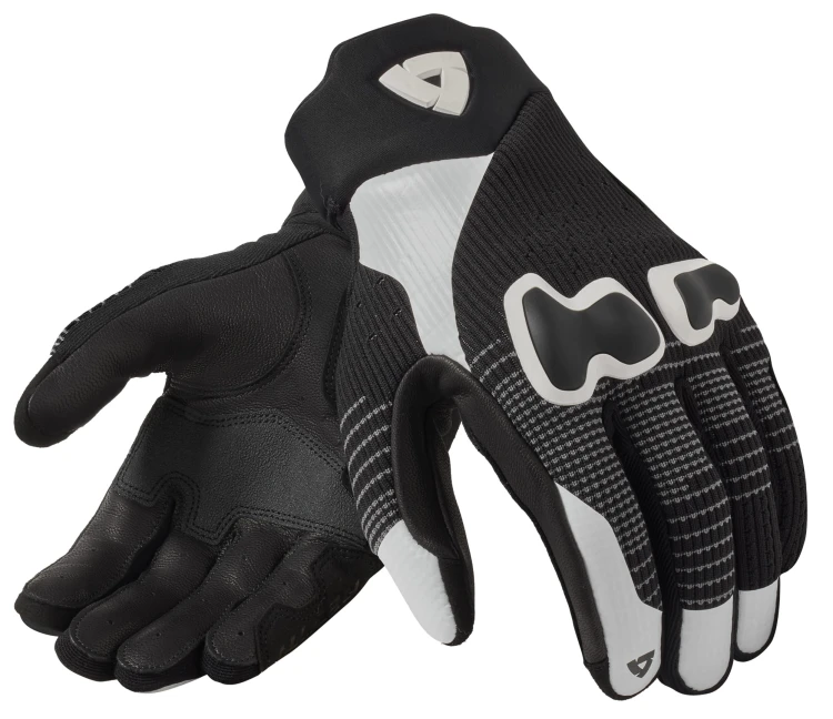 Rękawice Rev'it Kinetic 2 BLACK WHITE.jpg