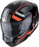 SCORPION EXO-930 EVO AIR ARDENS METALIC BLACK RED  KASK MOTOCYKOWY  