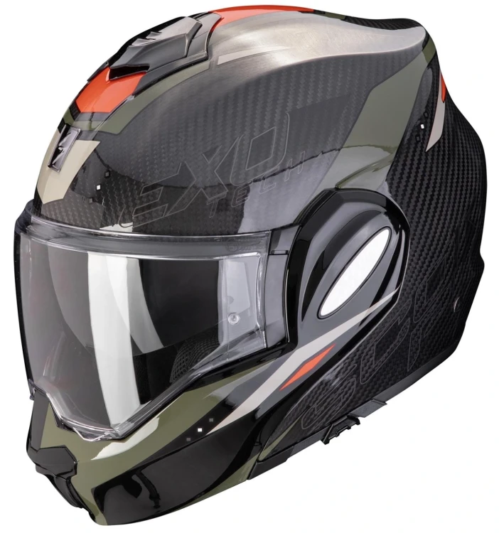 Kask SCORPION EXO-TECH EVO CARBON Rover BLACK GREEN.webp