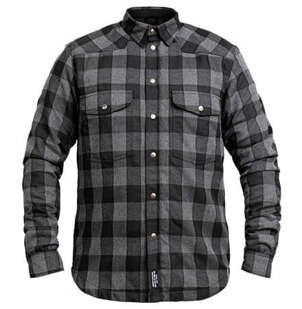 Koszula John Doe Motoshirt Grey Black.jpg