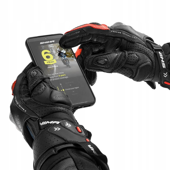 Rękawice Shima RS-3 Men Red Fluo 6.jpg