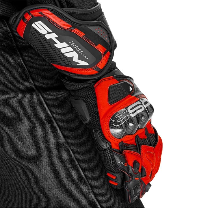 Rękawice Shima RS-3 Men Red Fluo 7.jpg