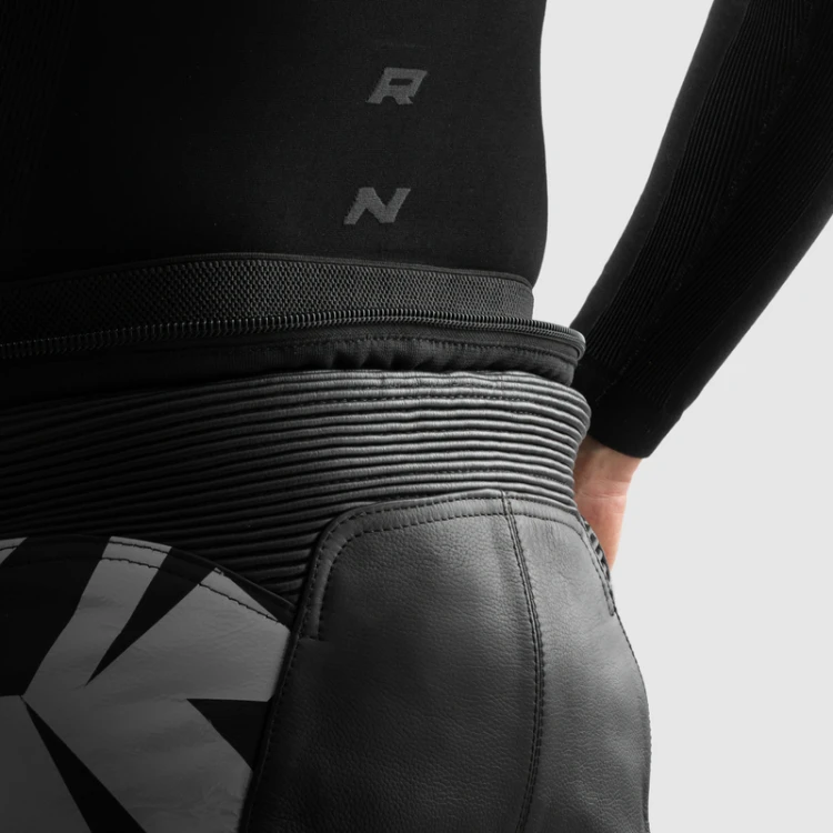 SPODNIE SKÓRZANE REBELHORN INFERNO BLACK WHITE FLUO YELLOW 6.jpg