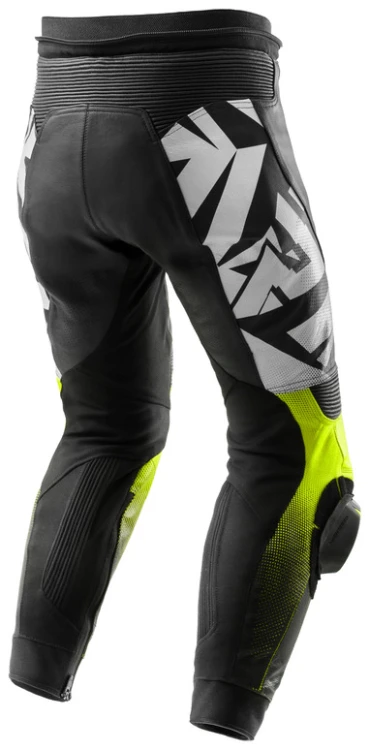SPODNIE SKÓRZANE REBELHORN INFERNO BLACK WHITE FLUO YELLOW 1.jpg