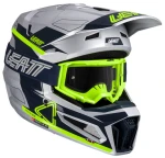 LEATT KIT MOTO 3.5 V25 STEEL KASK MOTOCYKLOWY OFFROAD + GOGLE