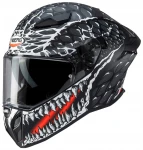 CABERG DRIFT EVO II CROK BLACK WHITE RED KASK MOTOCYKLOWY INTEGRALNY