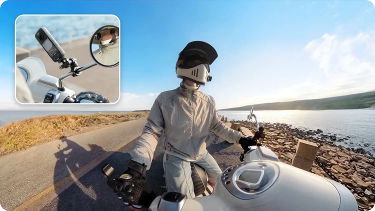 Uchwyt Insta360 Rear View Mirror Mount 8.webp