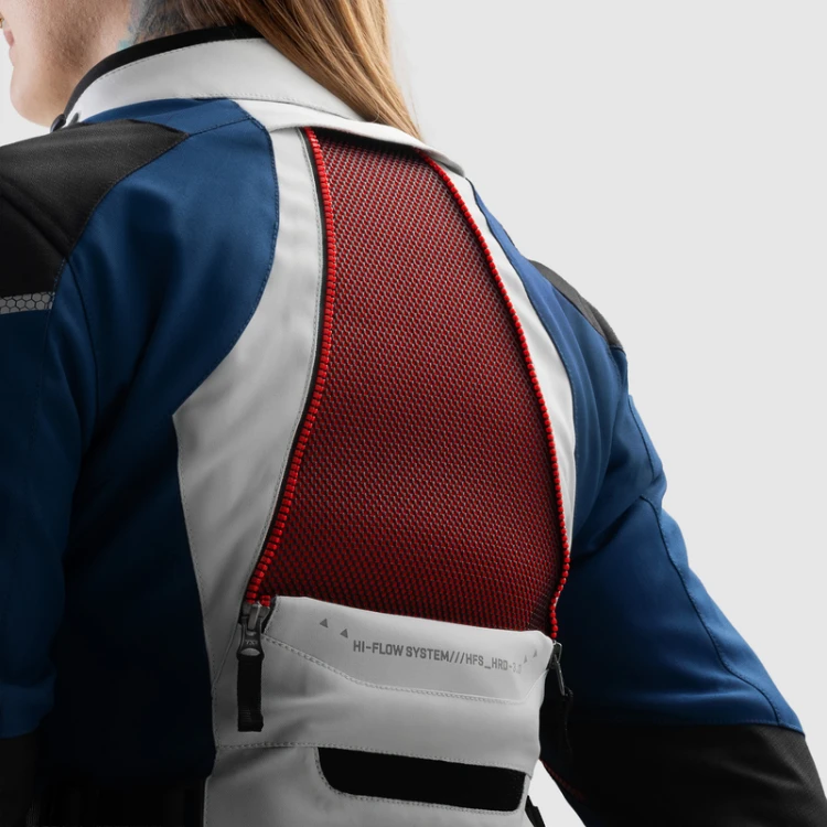 KURTKA MOTOCYKLOWA TEKSTYLNA DAMSKA REBELHORN HARDY 3.0 BLUE GREY RED 5.jpg