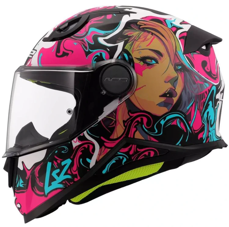 KASK LS2 FF353 RAPID II CYBERG M. PURP.CYAN-06.webp